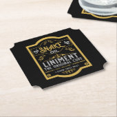 Slangenolie Kater Kuur Kartonnen Onderzetters (Gekanteld)