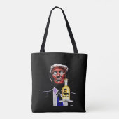 Slangenolieverkoper Boodschappentas Tote Bag (Achterkant)