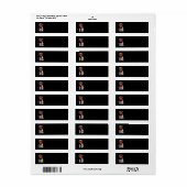Slangenolieverkoper Retouradreslabel Etiket (Full Sheet)