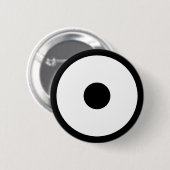 slangenoog ronde button 5,7 cm (Voorkant /achterkant)
