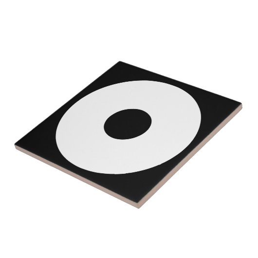 slangenoog tegeltje (Zijkant)