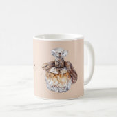 Slangenparfumfles Koffiemok (Voorkant rechts)