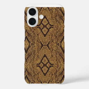 slangenpatroon met diamantrug iPhone 16 hoesje