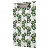 Slangenpatroonontwerp - Wit Klembord (Links)