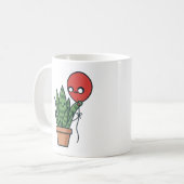 Slangenplant en ballon mok (Voorkant links)