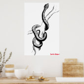 Slangenposter Poster (Keuken)