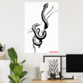 Slangenposter Poster (Thuiskantoor)