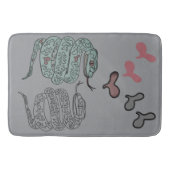 Slangenprint Badmat (Voorkant)