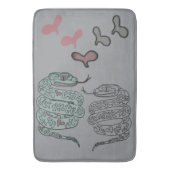 Slangenprint Badmat (Voorkant Verticaal)