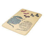 Slangenprint Badmat (Gekanteld)