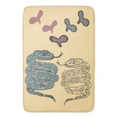 Slangenprint Badmat (Voorkant Verticaal)