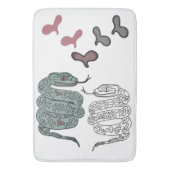 Slangenprint Badmat (Voorkant Verticaal)