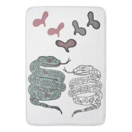 Slangenprint Badmat