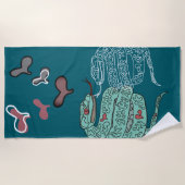 Slangenprint Strandlaken (Voorkant)