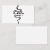 Slangenreputatie in het wereld T-shirt Visitekaartje (Voorkant / Achterkant)