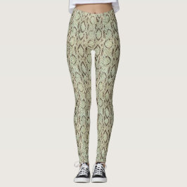 Slangenschoudervel Leggings