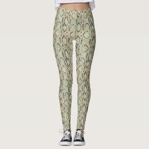 Slangenschoudervel Leggings