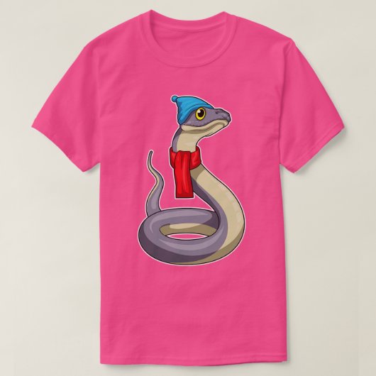 Slangensjaal Beanie T-shirt (Design voorkant)