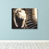 Slangenskelet kunst - canvas (Insitu (Houten vloer))