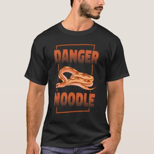 Slangenslang gevaar noedel t-shirt (Voorkant)