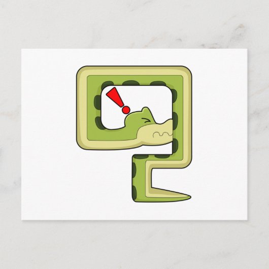 Slangenspel Briefkaart (Voorkant)