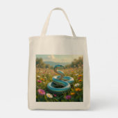 Slangensymboliek Tote Bag (Achterkant)