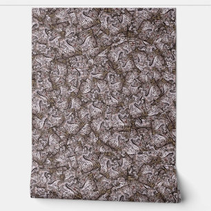 Slangentekening graffiti patroon behang