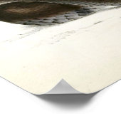  slangentekening - zwart-Afrikaans Poster (Hoek)