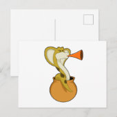 Slangentrompetmuziek Briefkaart (Voorkant / Achterkant)