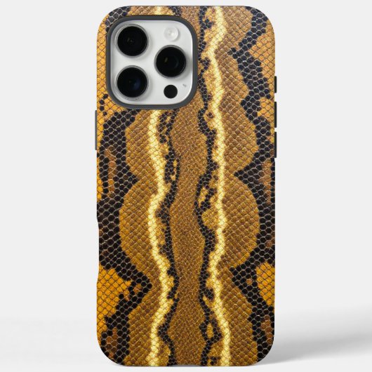 Slangenwacht: Gele luipaardhuid Case-Mate iPhone Case (Achterkant)