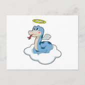 Slangenwolk Engel Briefkaart (Voorkant)