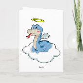 Slangenwolk Engel Kaart (Achterkant)