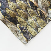 Slanghuid Patroon Textuur Fleece Deken (Hoek)