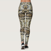 Slanghuid Patroon Textuur Leggings (Achterkant)