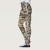 Slanghuid Patroon Textuur Leggings (Links)