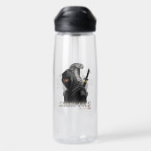 Slangogen Ninja | 740ml Waterfles (Achterkant)