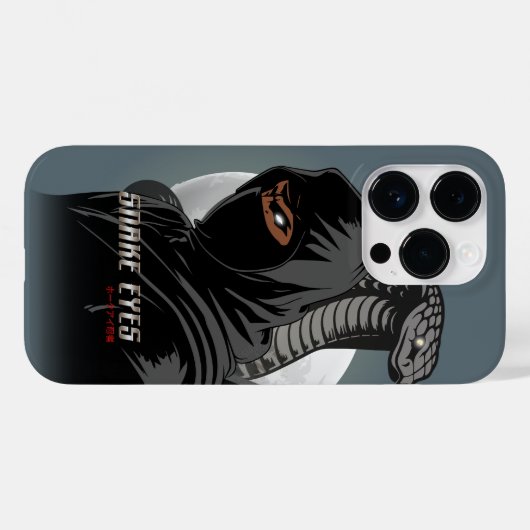 Slangogen Ninja Case-Mate iPhone Case (Achterkant (horizontaal))
