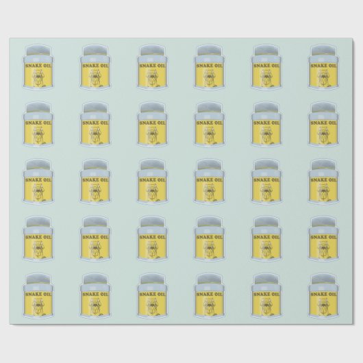 Slangolie alternatieve geneeskunde cadeaupapier (Vlak)