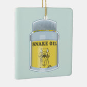 Slangolie alternatieve geneeskunde keramisch ornament (Rechts)