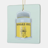 Slangolie alternatieve geneeskunde keramisch ornament (Links)