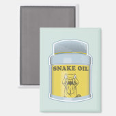 Slangolie alternatieve geneeskunde magneet (Voorkant / Achterkant)