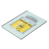 Slangolie alternatieve geneeskunde notitieboek (Linkerzijde)