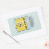 Slangolie alternatieve geneeskunde rechthoekige sticker (Envelop)