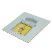 Slangolie alternatieve geneeskunde tegeltje (Zijkant)