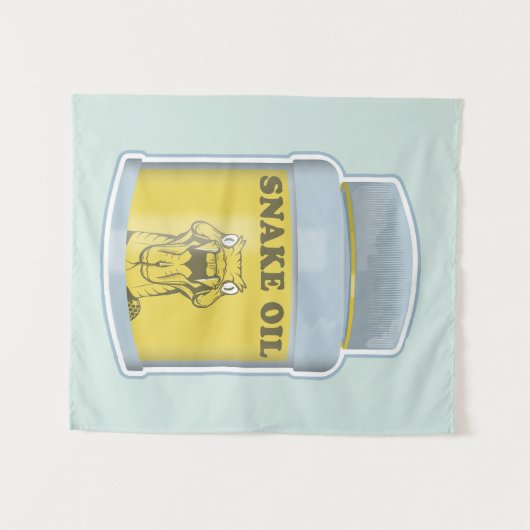 Slangolie alternatieve geneeskunde wandkleed (Voorkant (horizontaal))