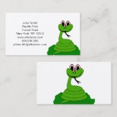 Slangontwerp Visitekaartje (Voorkant / Achterkant)