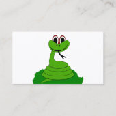 Slangontwerp Visitekaartje (Achterkant)