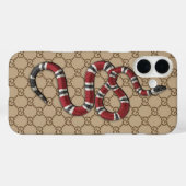 Slangpatroon Case-Mate iPhone Case (Achterkant (horizontaal))