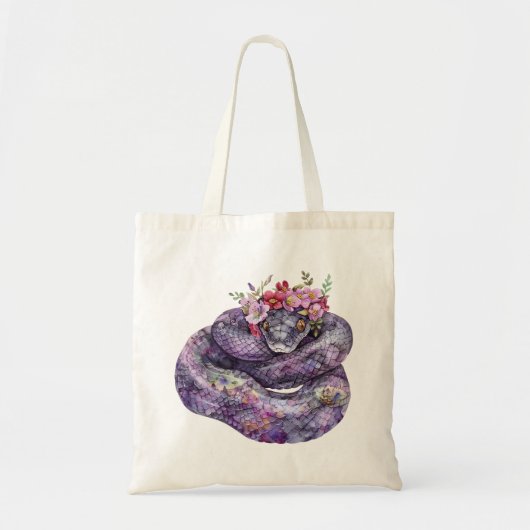 Slangpoort Bloementuin Tote Bag (Voorkant)