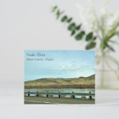 Slangrivier, Baker County, Oregon Briefkaart (Staand voorkant)